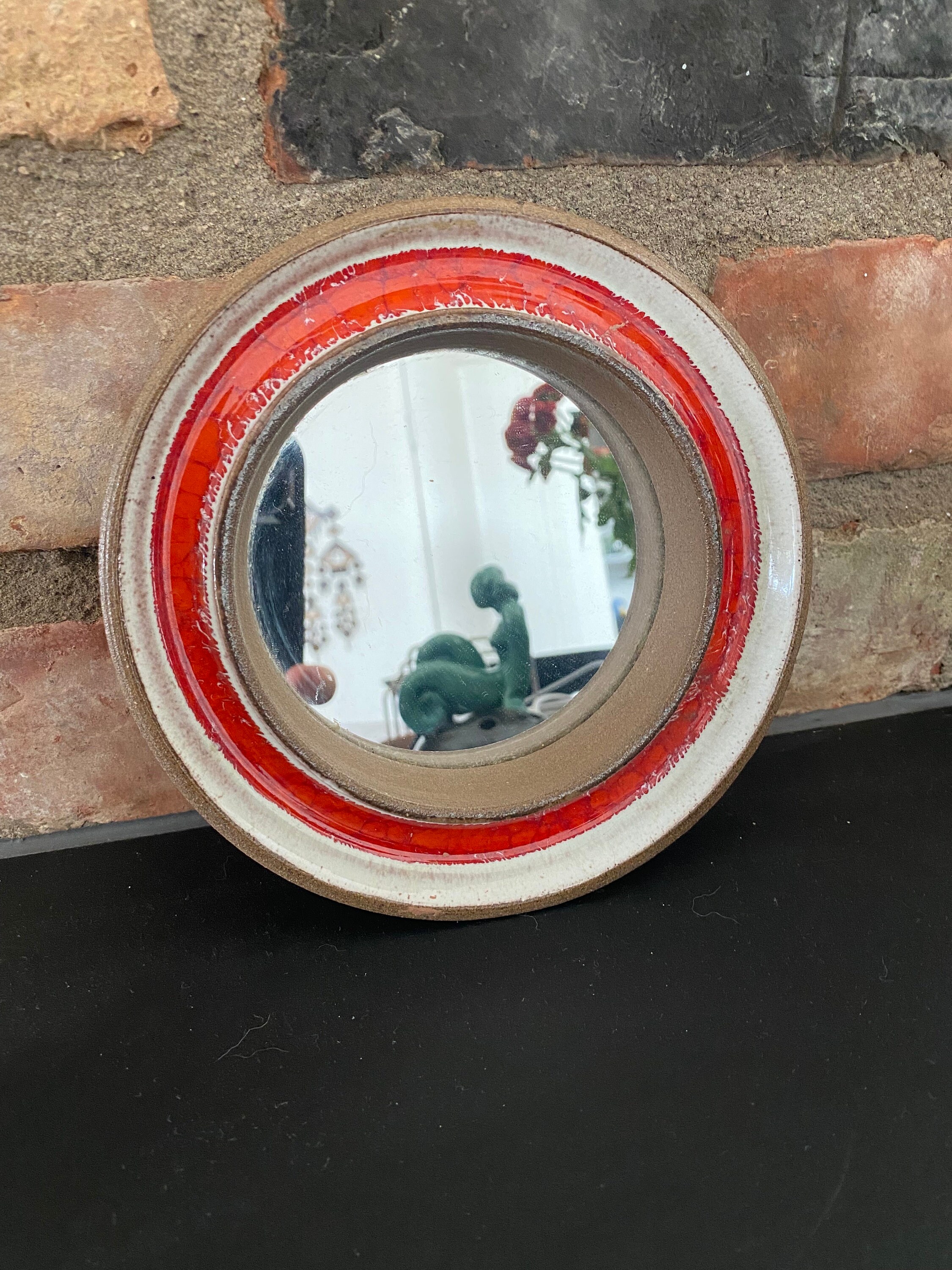 Vintage Mirror From Selsbo, Sweden Ceramic - Etsy