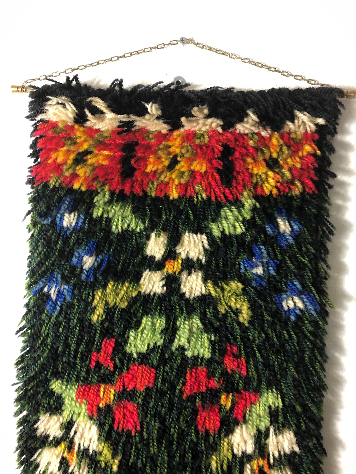 Vintage Rya Shag Rug 60s Design Sweden Wallhanger Art - Etsy