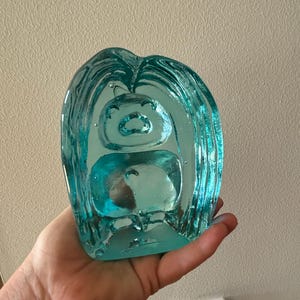 Vintage Swedish Glass Troll | Scandinavian Art Glass Figurine