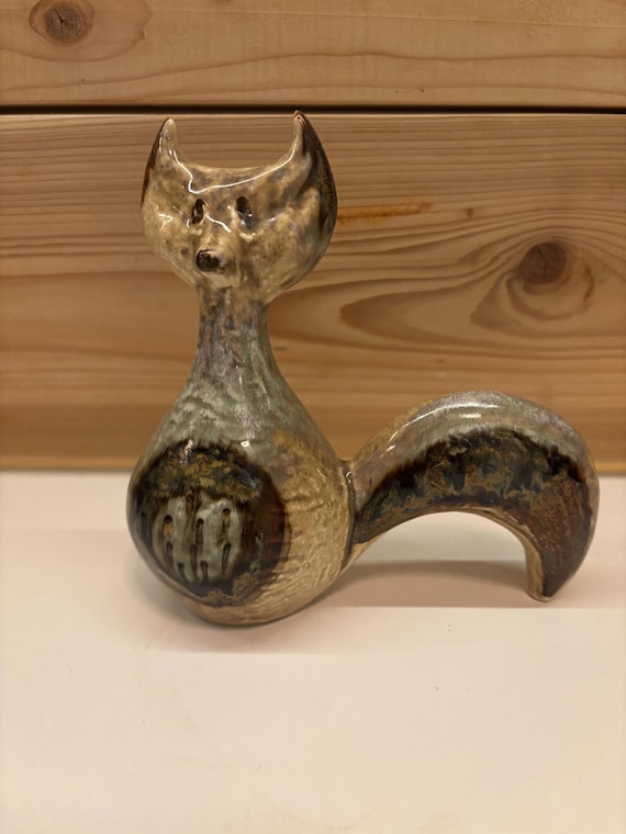 Soholm Stoneware Fox Figurine – Danish Modern Art Pottery - Etsy