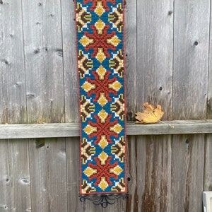 Vintage WALL HANGING / Wall decor / Swedish  / Hand made / Scandinavian / Wool   /embroided/