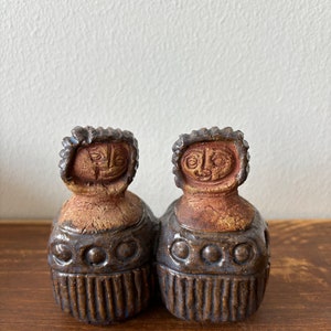 Vintage Lars Bergsten ceramic Sweden Twins