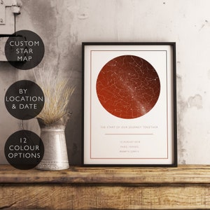 Star Map Custom Digital Star Map for Engagement Star Map Unique Gift for Him Her Personalized Star Map Gift for Proposal Surprise Gift