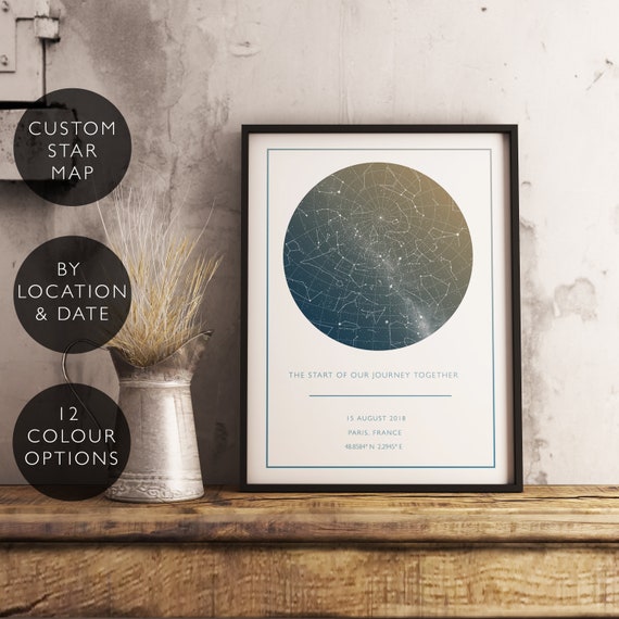 Star Chart Birthday Gift