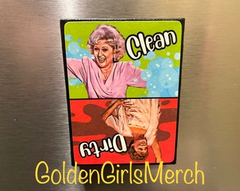 Golden Girls Dishwasher Magnet, Golden Girls Dirty/Clean Magnet