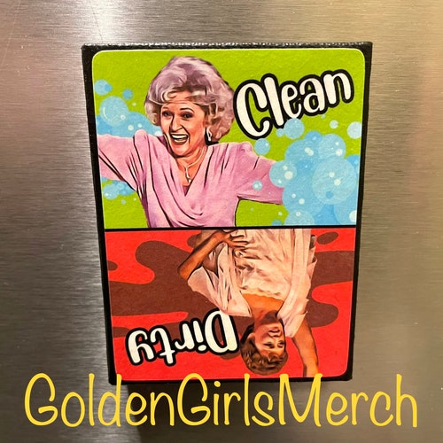 Golden Girls Dishwasher Magnet, Golden Girls Dirty/Clean Magnet