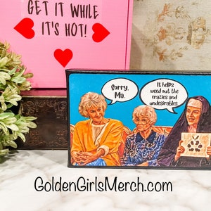 Golden Girls - Inkblot Canvas Art Brick