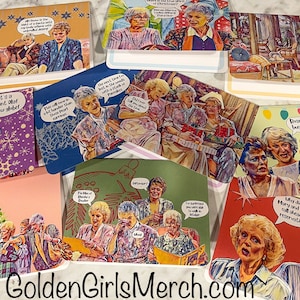 Golden Girls - Christmas/Holiday Card Set