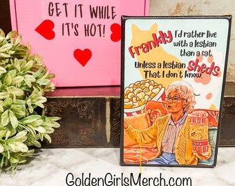 Golden Girls - Shedding Lesbians Canvas Art Brick