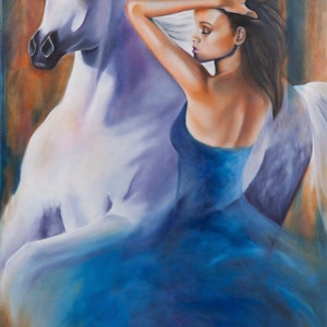 Dream Wind; Original Oil Painting on Canvas, Wall Art