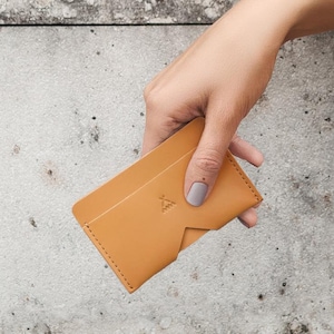 Billetera, mini billetera, billetera amarilla, titular de la tarjeta de visita, estuche de tarjeta, regalo perfecto, billetera mujeres, billetera para mujeres, billetera delgada