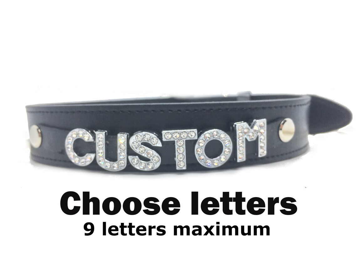 Personalized Customized Collar for Women Choose Letters Etsy