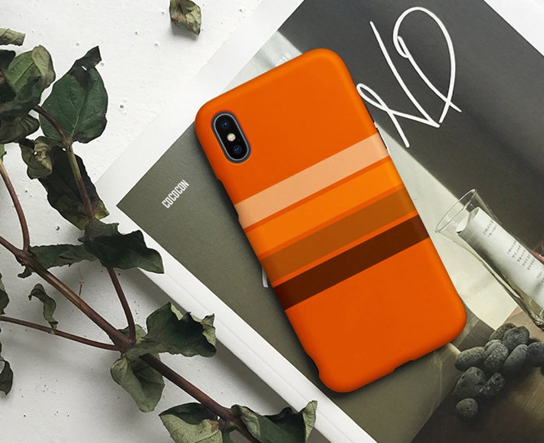 Orange Stripes iPhone 12 11 Case iPhone XR Case iPhone 8 Case iPhone 11 Pro Case iPhone X Case iPhone Tough iPhone XS iPhone 7 Apple c43 