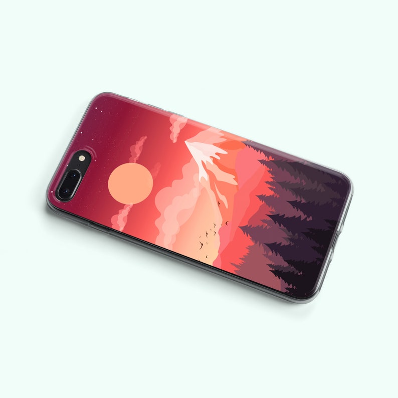 Mountain Sunset Iphone 14 13 12 11 Case Iphone XR Case Iphone Etsy Canada