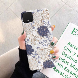 White Floral Google Pixel 7 6 Pro Case Google Pixel 4 XL Case OnePlus 7 pro case Google Pixel 5 Google Pixel pixel 4a Case Pixel c170