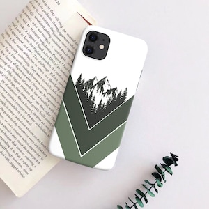 Green mountains iPhone 14 13 12 pro Case iPhone XR Case iPhone 8 Case iPhone 11 Pro Case iPhone X  iPhone iPhone XS iPhone 7 Case c112