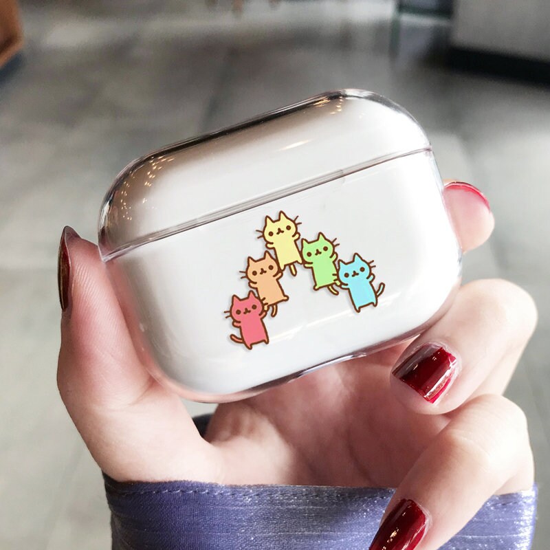 Cute Cats AirPod case Clear Airpods Pro Airpod Case with Etsy