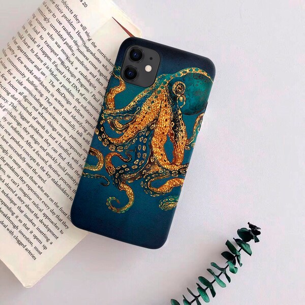 Octopus case for iPhone 13 11 12 pro Case iPhone XR Case iPhone 8 Case iPhone 11 Pro Case iPhone X  iPhone XS iPhone 7 Case Apple a68