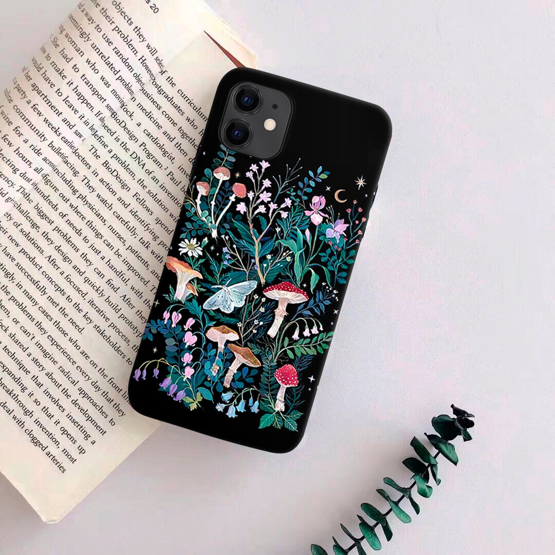 Cute Mushroom Case Case For Iphone 14 13 12 11 Pro Max Case Etsy