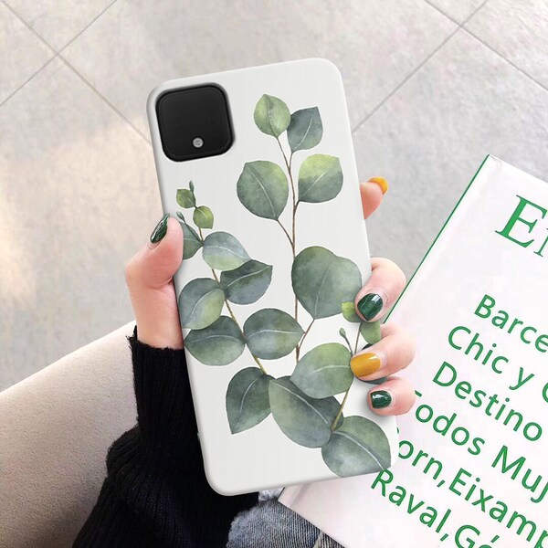 Eukalyptus Google Pixel 4 4a 5g 5 Handytasche Pixel 3 xl Tasche Google Pixel 3 XL Handyhülle Pixel 4 Pixel 2 XL Case m005