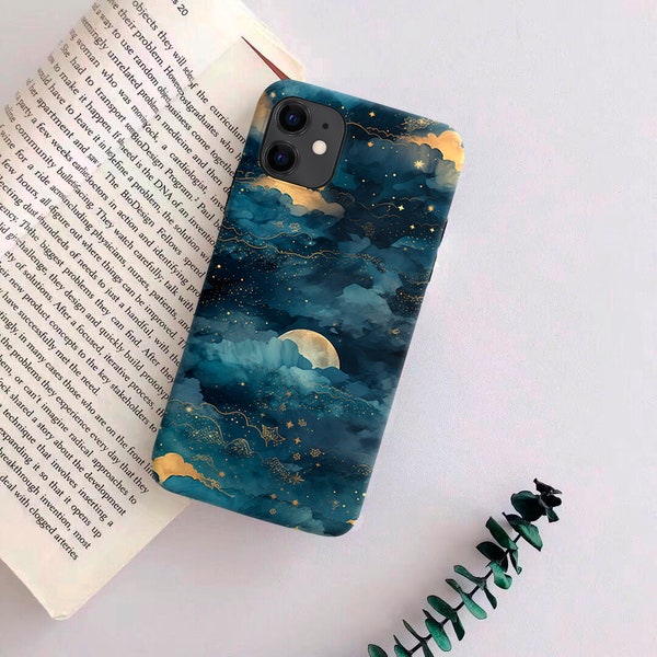 Moon and Stars for Samsung Galaxy S21 S20 Fe S10 plus case Samsung Note 20 10 S10 case S9 plus case S9 Note 9 S8 plus Samsung A51 A71 A04s