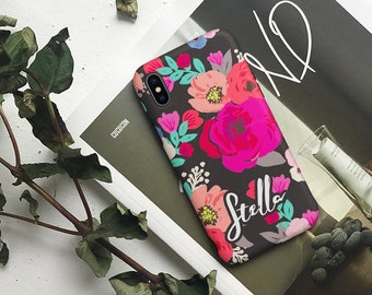 Red Floral iPhone 12 11 Case iPhone XR Case iPhone 8 Case iPhone 11 Pro Case iPhone X Case iPhone Tough iPhone XS iPhone 7 Apple 279
