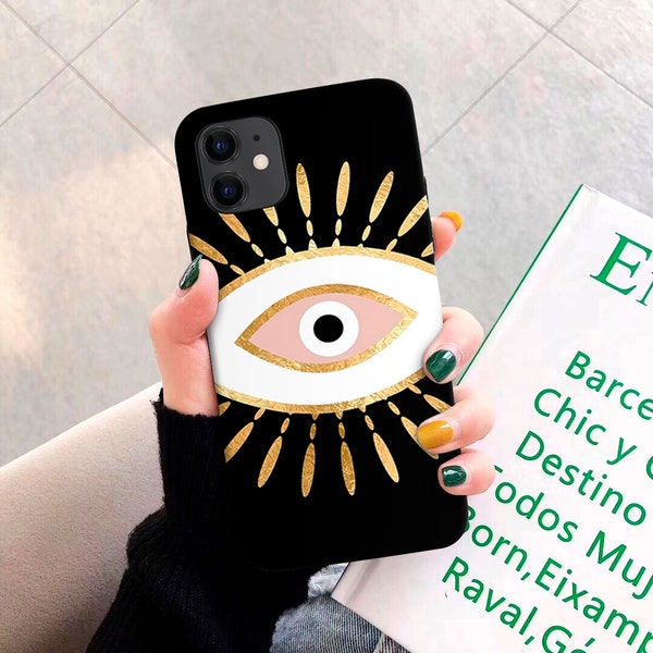 Evil eye case for iPhone 14 13 Pro Max iPhone 12 Pro iPhone 11 iPhone 12 Mini iPhone XR iPhone XS Max iPhone 8 iPhone SE 2020 case