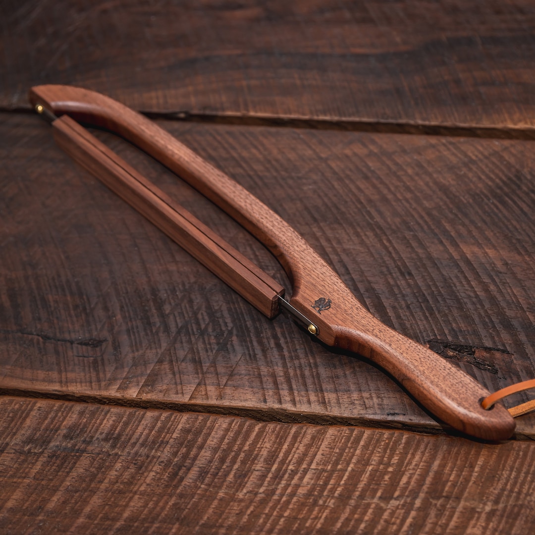 Appalachian Bread Bow Knife, Sourdough Knife With Wooden Blade