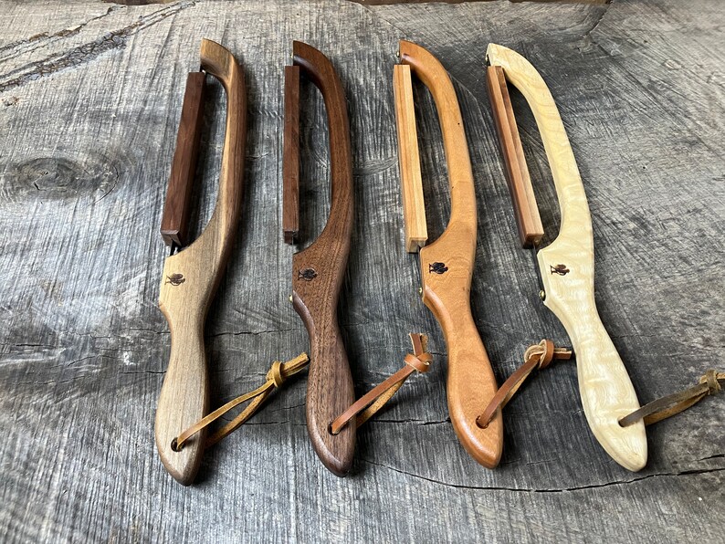 Appalachian Bread Bow Knife, Sourdough Knife With Wooden Blade