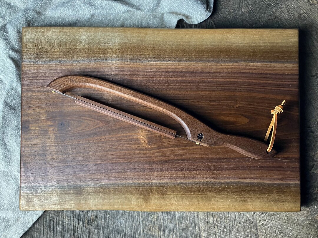 Appalachian Bread Bow Knife, Sourdough Knife With Wooden Blade