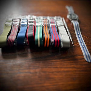 Ultimate Soft Nylon Straps for Omega and other Watches | Seat Belt | Durable