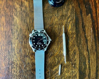 オメガウォッチ用チタンメッシュブレスレット 20mm | すべてのオメガ