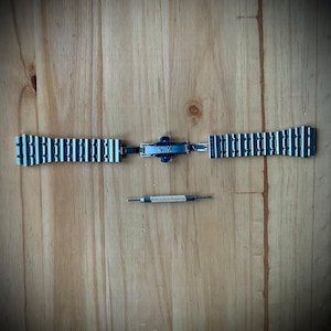 Breitling Chronomat Compatible Bracelet: High-Grade Stainless Steel, 22-24mm