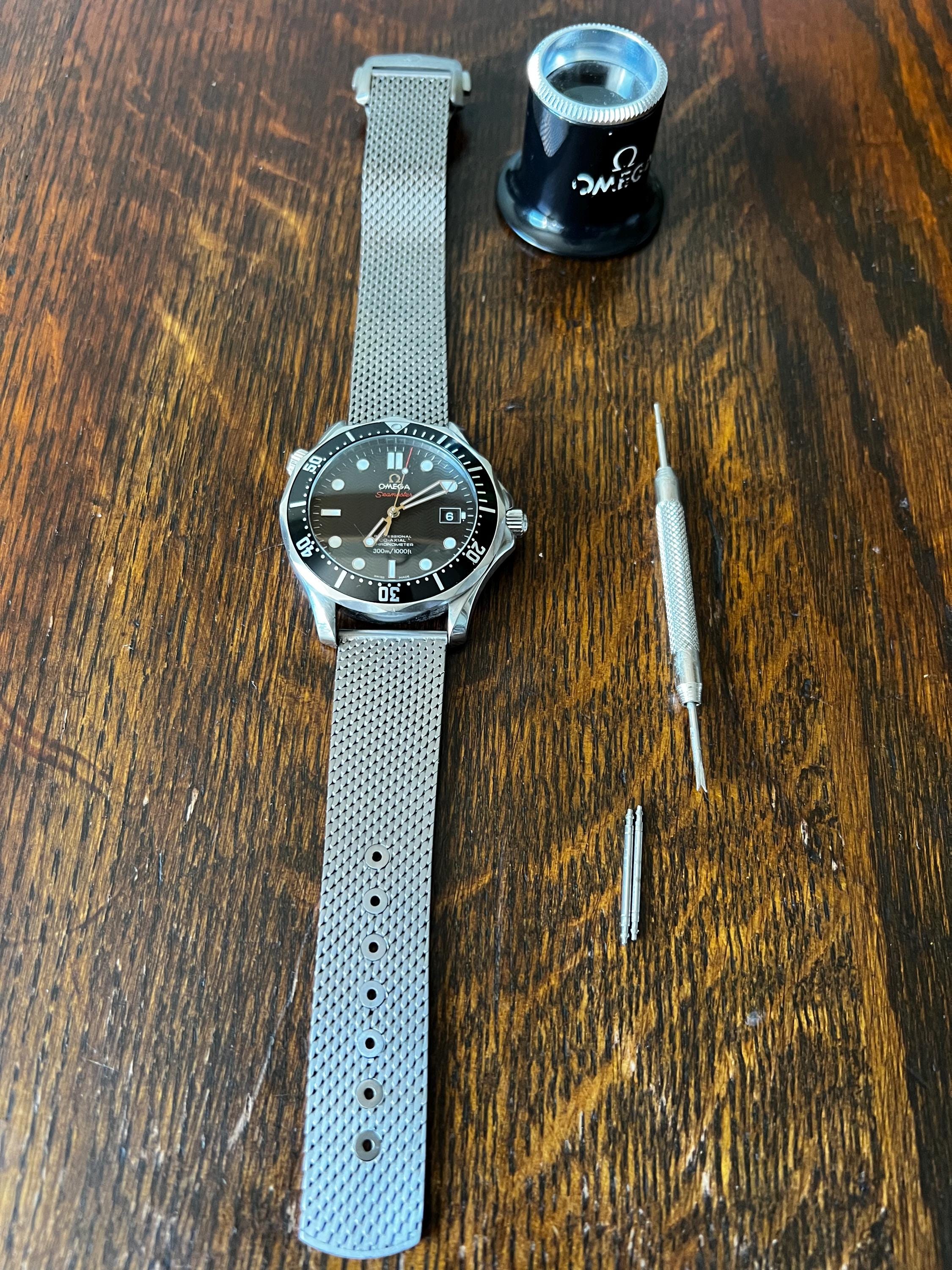 オメガウォッチ用チタンメッシュブレスレット 20mm | すべてのオメガ