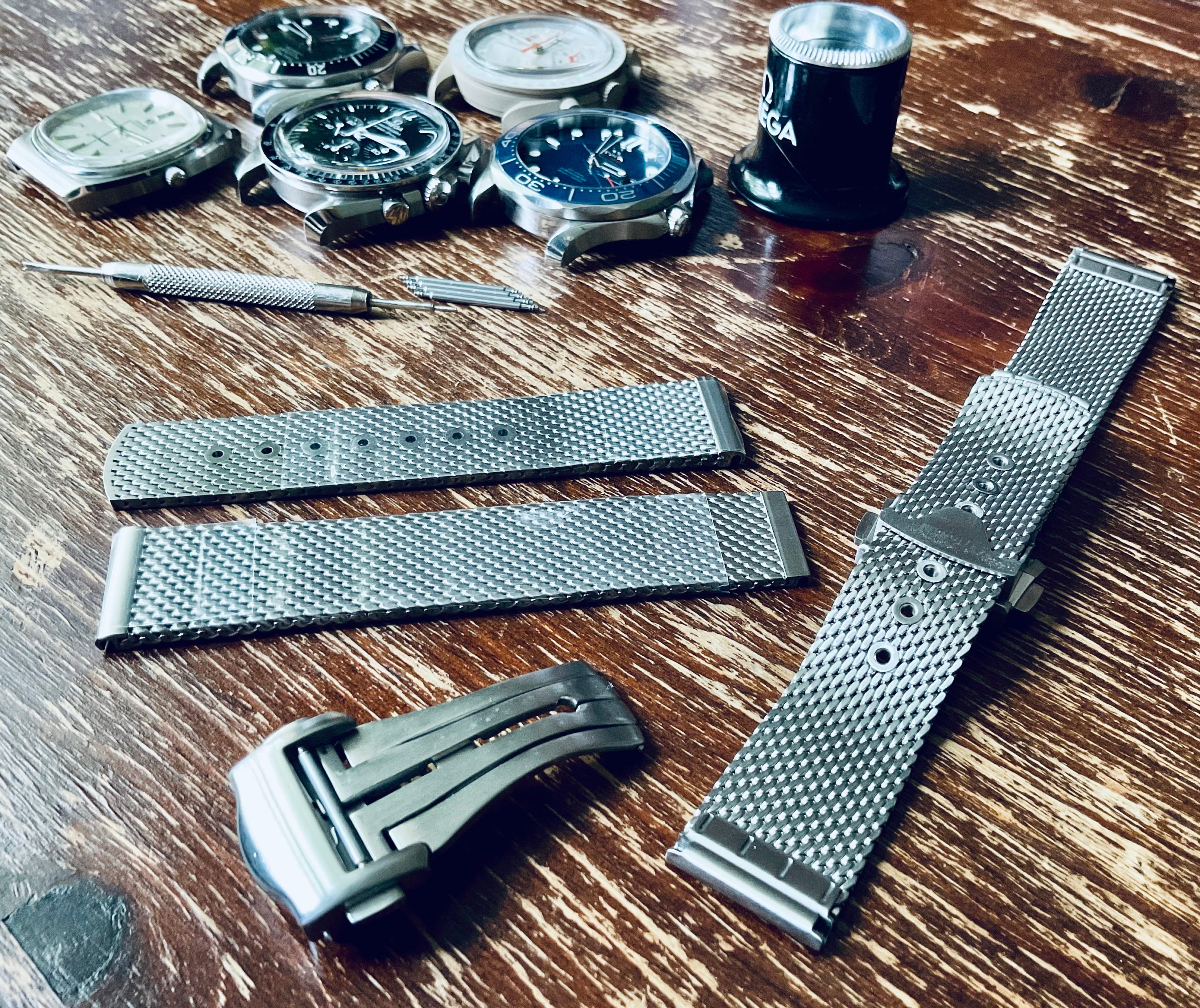 オメガ ウォッチ用メッシュブレスレット 20 mm | すべてのオメガ