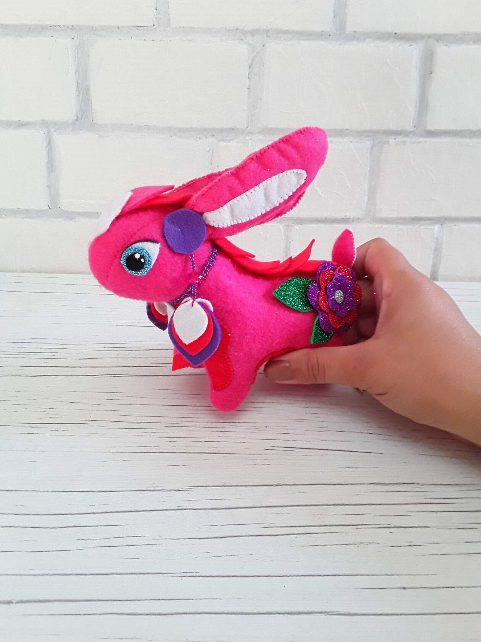 Bunny toys for kids Bunny toys plush Felt bunny toy Etsy