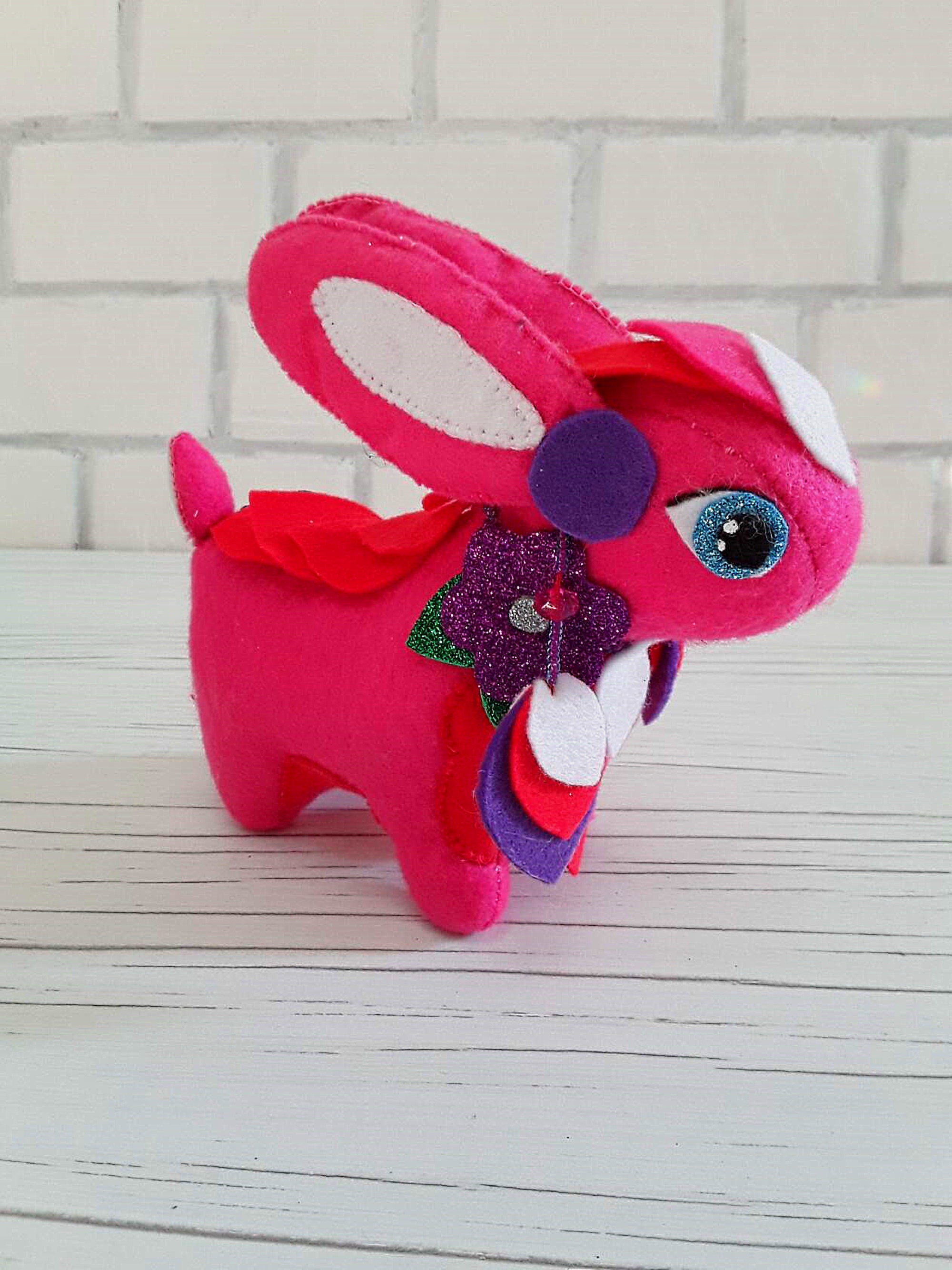 Bunny toys for kids Bunny toys plush Felt bunny toy Etsy