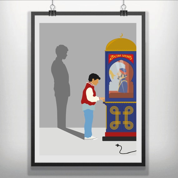 CANVAS Big Zoltar Speaks Minimal Movie Poster Minimalist - Etsy