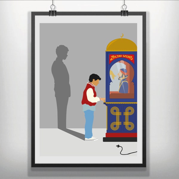 CANVAS Big zoltar speaks minimal movie poster minimalist