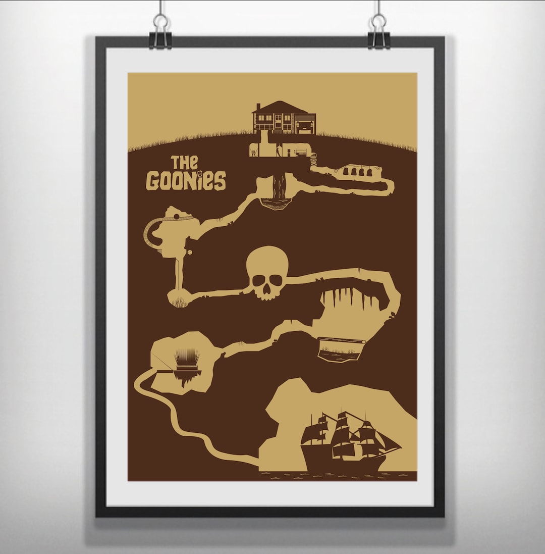 The Goonies Alt Movie Poster – Unframed Print & Canvas – Pop Art Reproduction – Unbranded