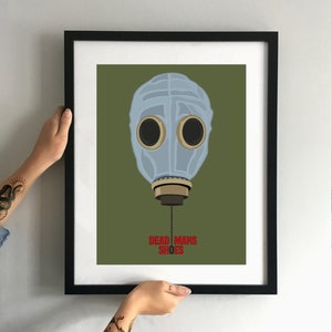 CANVAS Dead man shoes minimalist movie poster minimal