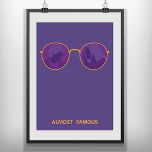 CANVAS Almost Famous minimalist movie poster minimal