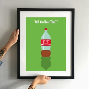 CANVAS Elf minimalist movie poster minimal