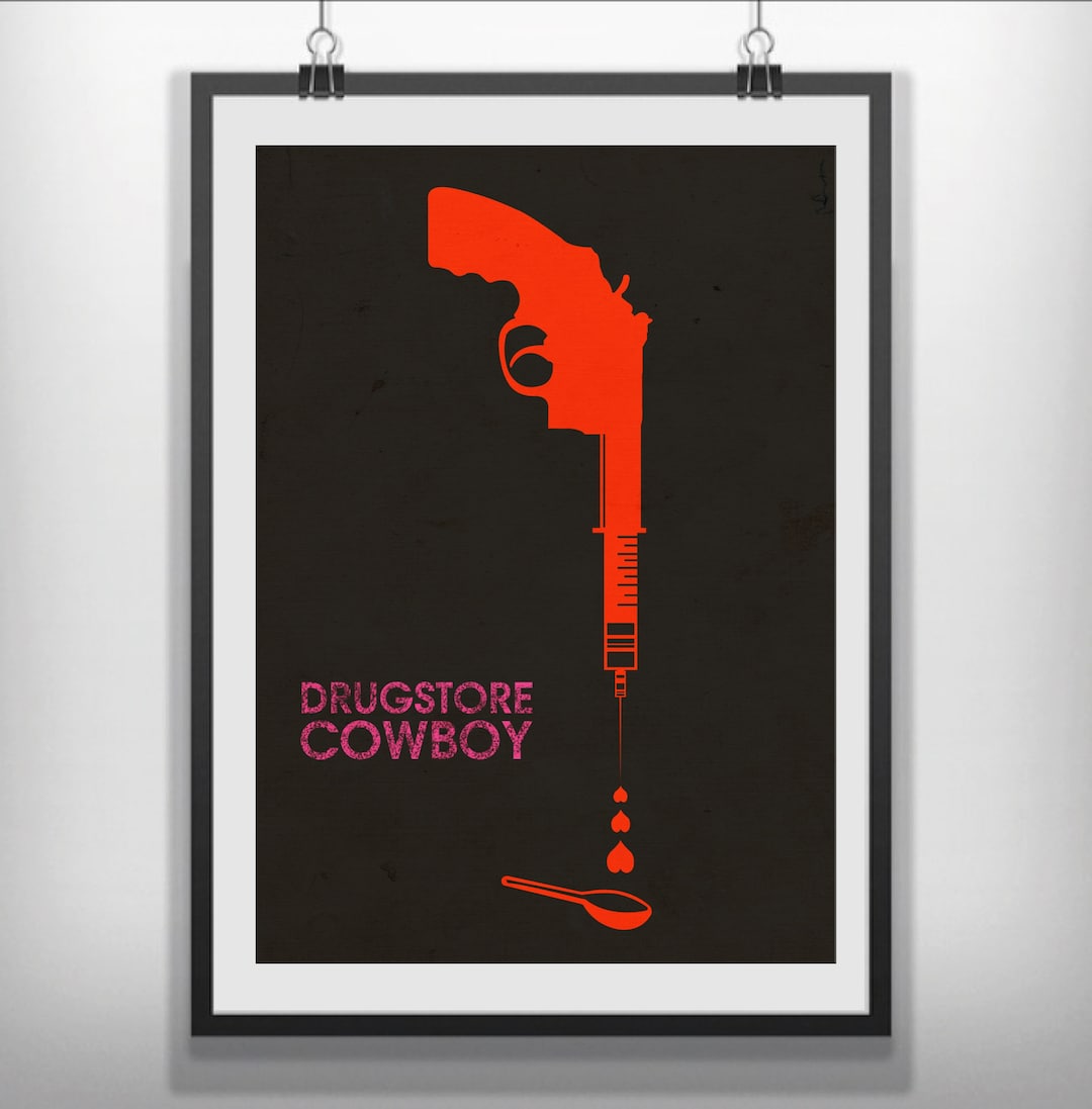 CANVAS Drugstore Cowboy Movie Poster Minimalist - Etsy