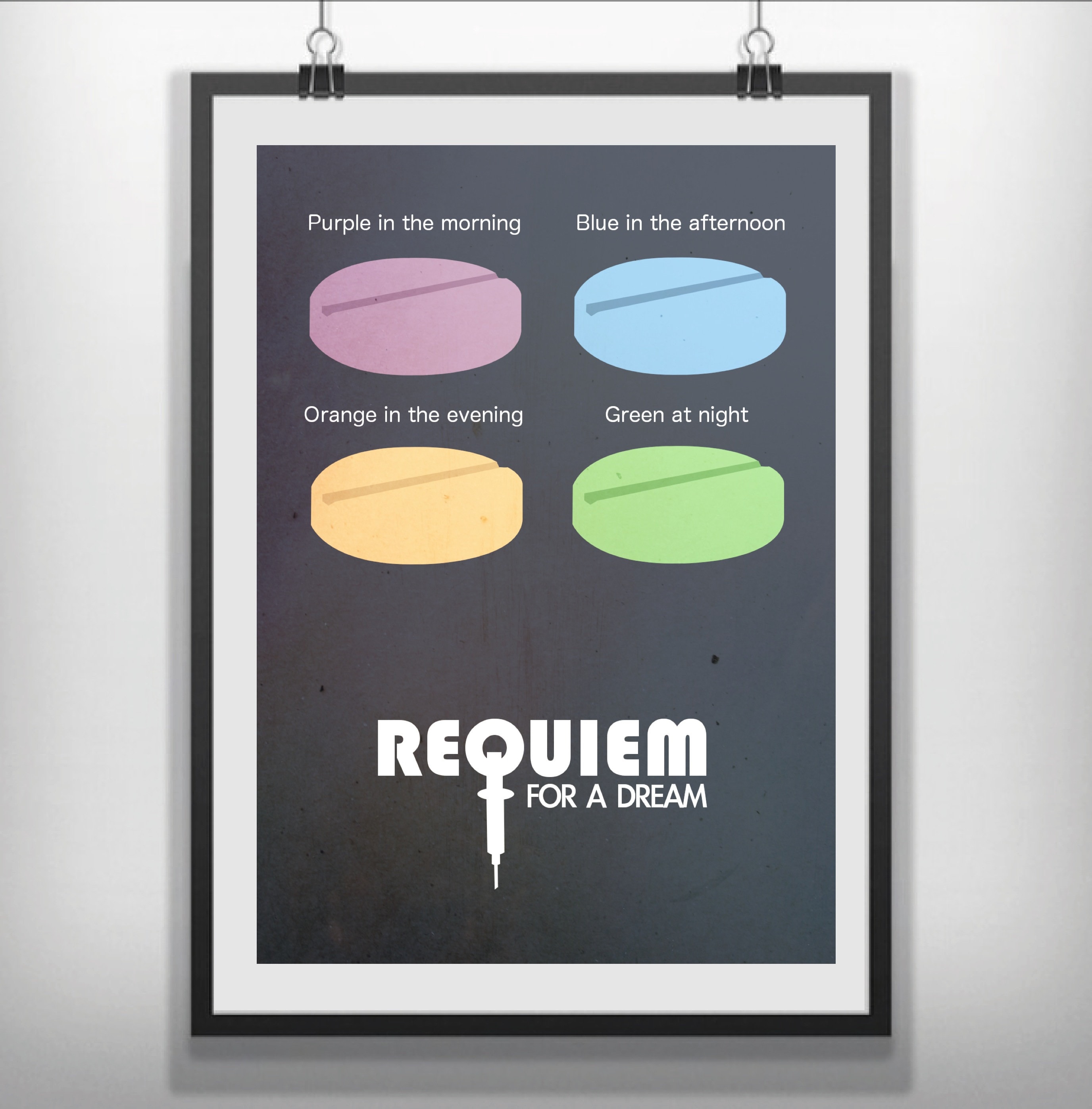 Requiem for a Dream Movie Poster Minimalist pic picture