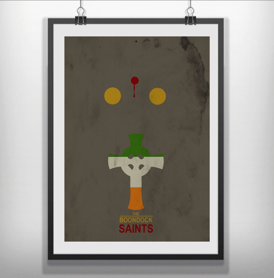 CANVAS Boondock Saints Movie Poster Minimalist - Etsy