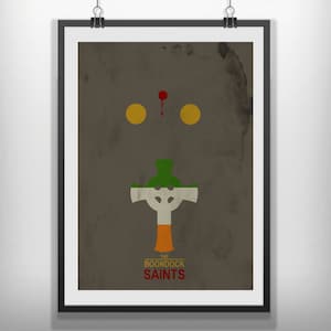 CANVAS Boondock saints cartel de la película minimalista