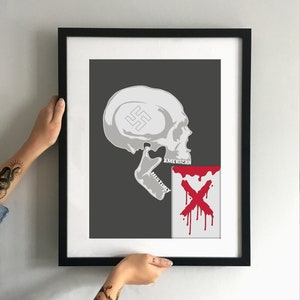 CANVAS American History X poster minimalist movie poster