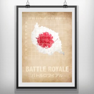 CANVAS Battle Royale minimal movie poster minimalist