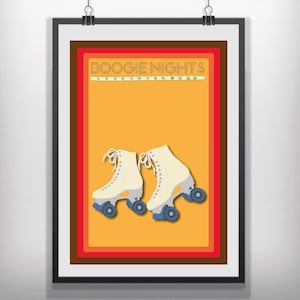 CANVAS Boogie Nights Style minimal movie poster minimalist